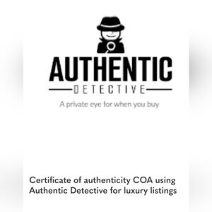 Authentic Detective Certificate of Authenticity